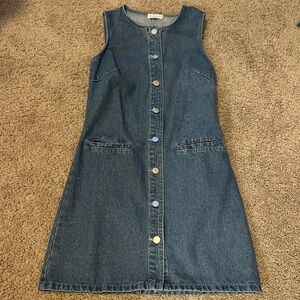 Vestique denim dress